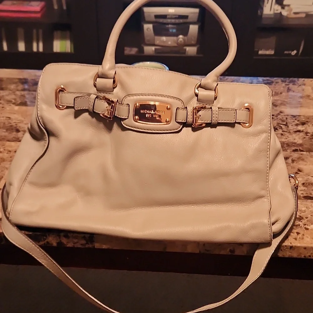 Michael Kors Gray leather Purse